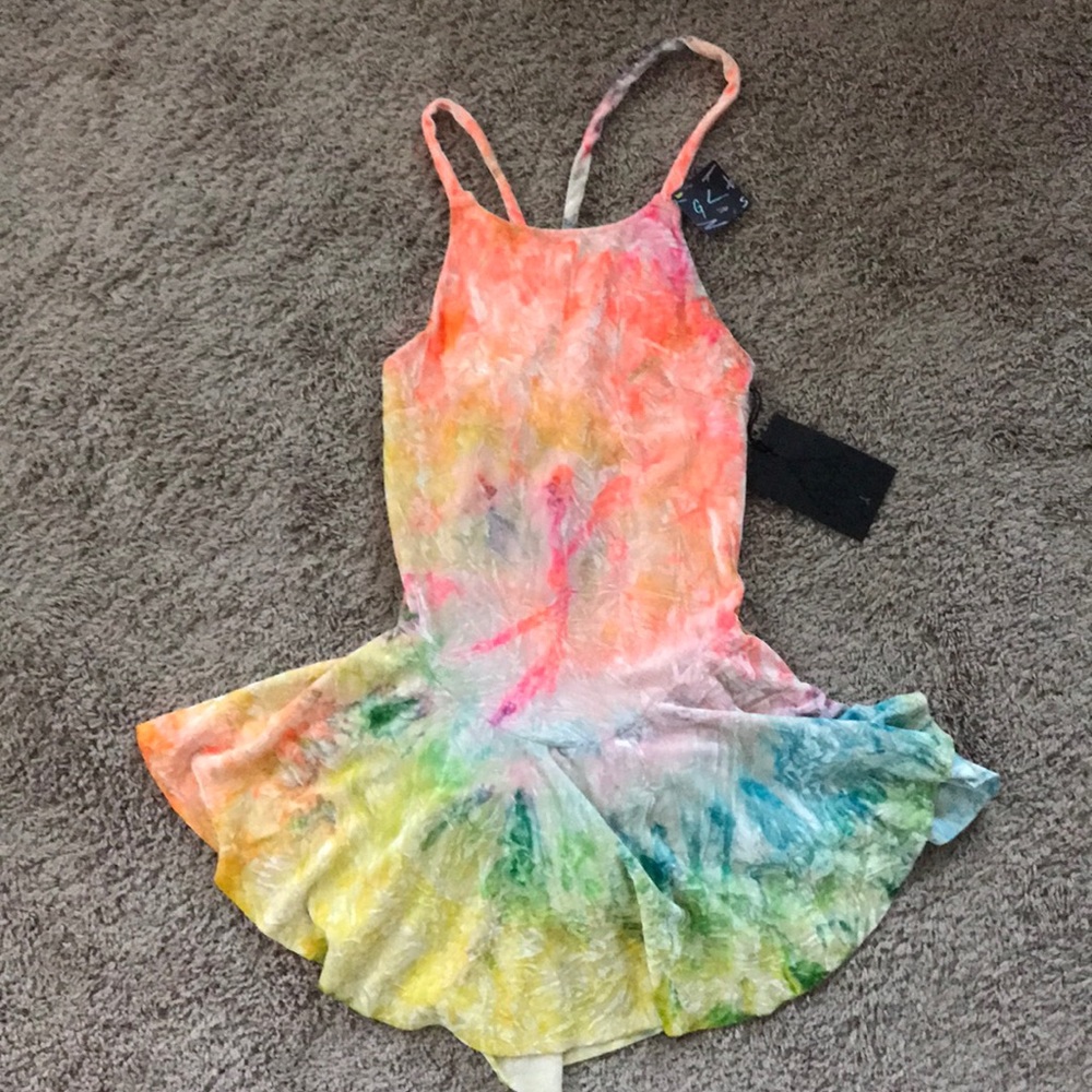 Unif Velvet Skater dress